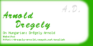 arnold dregely business card